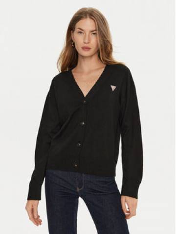 Guess Jeans Кардиган W4BR16 Z3HO2 Чорний Regular Fit Guess Jeans Кардиган W4BR16 Z3HO2 Чорний Regular Fit