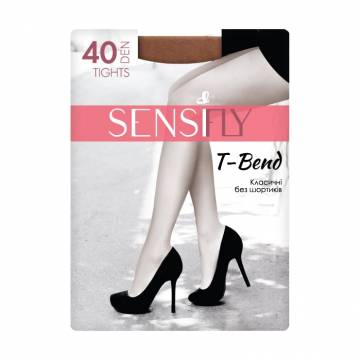 Колготы женские Sensi fly T-Bend без шортиков, 40 DEN, натуральный, размер 3 Колготы женские Sensi fly T-Bend без шортиков, 40 DEN, натуральный, размер 3
