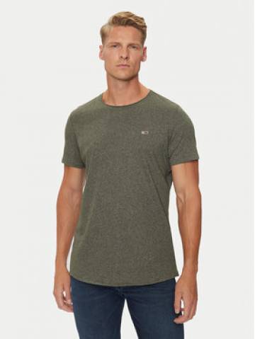 Tommy Jeans Футболка Jaspe DM0DM09586 Хакі Slim Fit Tommy Jeans Футболка Jaspe DM0DM09586 Хакі Slim Fit