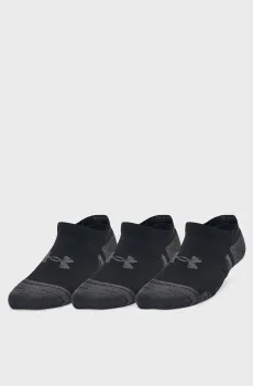 Детские черные носки (3 пары) Y UA Performance Tech Черный 31.5-36.5 Under Armour 1379519-001