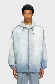 Мужская голубая джинсовая куртка D-WYNNY JOGG Голубой XL Diesel A14694 068RX
