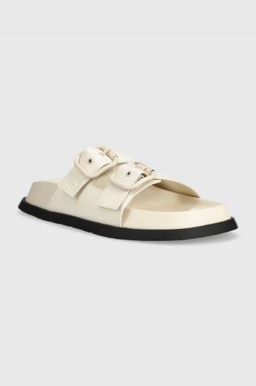 Шлепанцы Tommy Jeans FANCY SANDAL женские цвет бежевый EN0EN02136 Шлепанцы Tommy Jeans FANCY SANDAL женские цвет бежевый EN0EN02136
