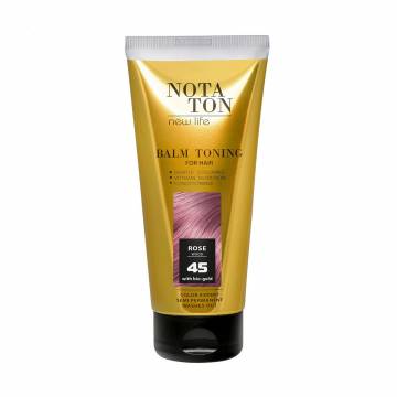 Тонирующий бальзам для волос Notaton New Life Balm Toning с био-золотом, 45 Розовое дерево, 150 мл Тонирующий бальзам для волос Notaton New Life Balm Toning с био-золотом, 45 Розовое дерево, 150 мл