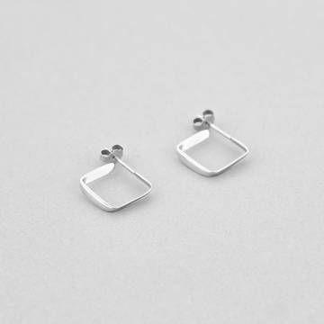 Серебряные серьги Minimal ВС-298р Серебряные серьги Minimal ВС-298р