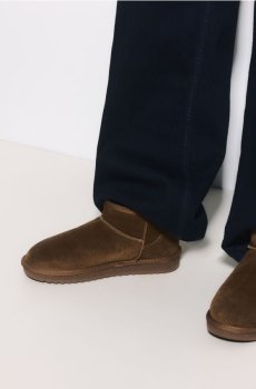 Reserved - Замшеві зимові чоботи - бежевий - 746FE-80X