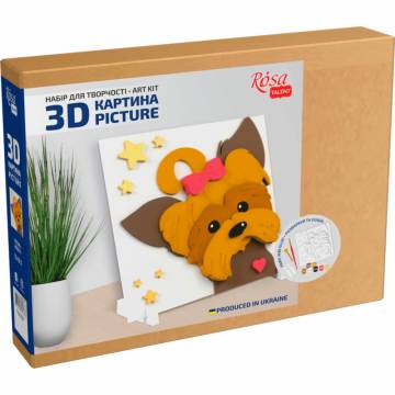 3D картина Rosa Talent Песик 18 х 18 см (N0003527) 3D картина Rosa Talent Песик 18 х 18 см (N0003527)