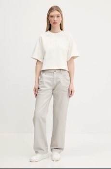 Хлопковая футболка Hugo Blue