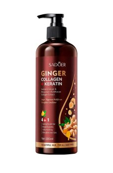 Кондиционер для волос Sadoer Ginger Collagen Keratin Polygonum Multiflorum Hair Conditioner, 500 мл