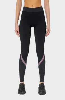 Женские черные леггинсы AWSB-IBERIS-WT08 Leggings Черный XXS-XS Diesel A11275 0LHAE