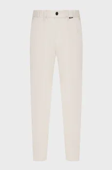 Мужские белые брюки TECH COTTON STRETCH TAPERED PANT Белый 33-32 Calvin Klein K10K113321