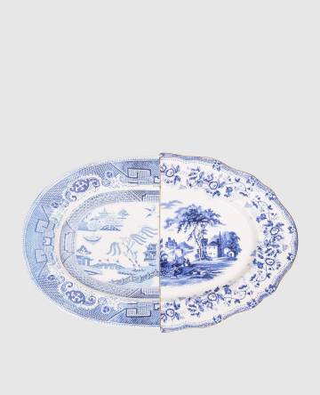 Фарфоровое блюдо Diomira в принт