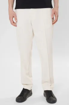 Мужские белые брюки Белый 50 BOSS 50553555;131