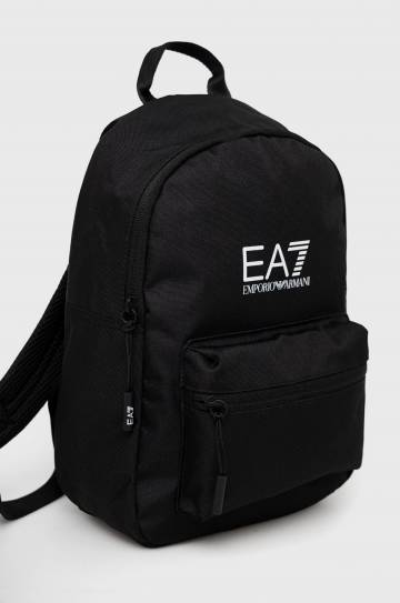 Рюкзак EA7 Emporio Armani цвет чёрный маленький однотонный Рюкзак EA7 Emporio Armani цвет чёрный маленький однотонный