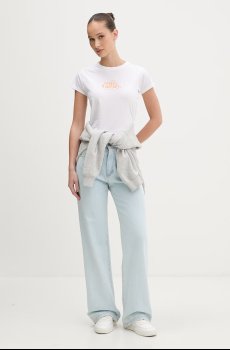 HUGO Blue Футболка для женщин из хлопка Dichroma_B