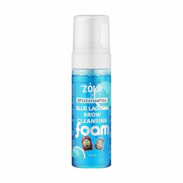 Пенка для бровей Zola ViktorinaVika Blue Lagoon Brow Cleansing Foam голубая, 150 мл Пенка для бровей Zola ViktorinaVika Blue Lagoon Brow Cleansing Foam голубая, 150 мл