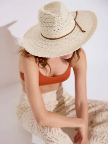 Reserved - LADIES` HAT - нюдовий - 720CO-02X Reserved - LADIES` HAT - нюдовий - 720CO-02X