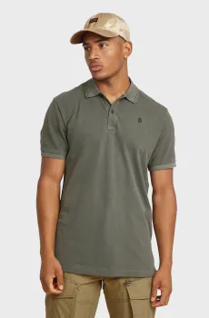 Мужское оливковое поло Dunda Оливковый M G-Star RAW D11595,D756