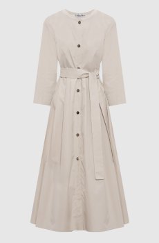 Серое платье миди GIORNO