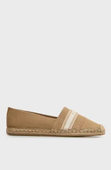 Женские бежевые эспадрильи WEBBING Бежевый 38 Tommy Hilfiger FW0FW09334