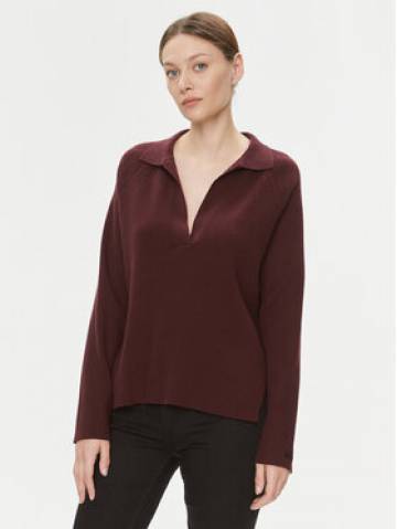 Calvin Klein Светр Essential K20K206019 Бордовий Relaxed Fit Calvin Klein Светр Essential K20K206019 Бордовий Relaxed Fit