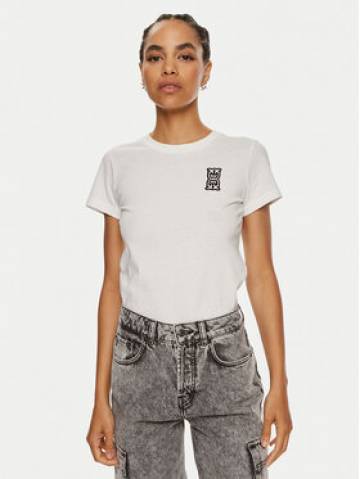 Pinko Футболка Bussolotto 100355 A23D Білий Regular Fit Pinko Футболка Bussolotto 100355 A23D Білий Regular Fit