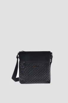 Мужская черная кожаная сумка Черный ONESIZE Baldinini C3B002XXINTR;0000