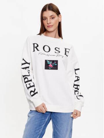 Replay Світшот W3638G.000.23358P Білий Regular Fit Replay Світшот W3638G.000.23358P Білий Regular Fit