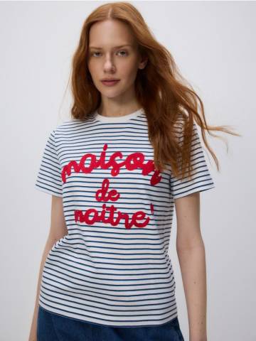 Reserved - Футболка з вишивкою - різнобарвний - ZS433-MLC