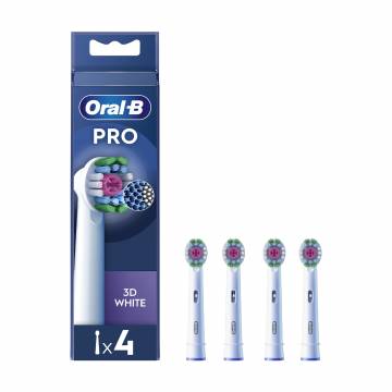 Насадки для электрической зубной щетки Oral-B Pro 3D White, 4 шт Насадки для электрической зубной щетки Oral-B Pro 3D White, 4 шт