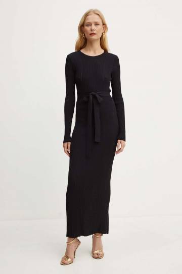Платье Twinset цвет чёрный maxi облегающее 242TP3043 Платье Twinset цвет чёрный maxi облегающее 242TP3043