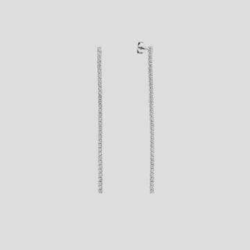 Серебряные серьги Minimal 521147б Серебряные серьги Minimal 521147б