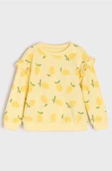 Кофта з круглим вирізом - світло-жовтий