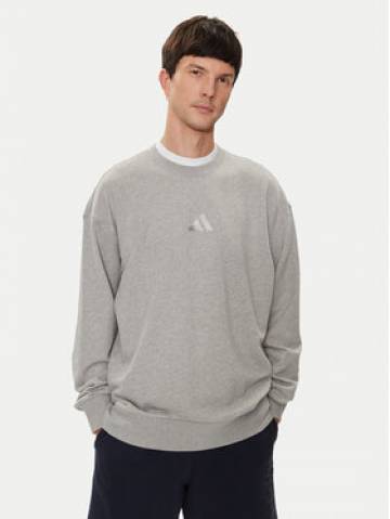 adidas Світшот ALL SZN French Terry IY4151 Сірий Loose Fit adidas Світшот ALL SZN French Terry IY4151 Сірий Loose Fit