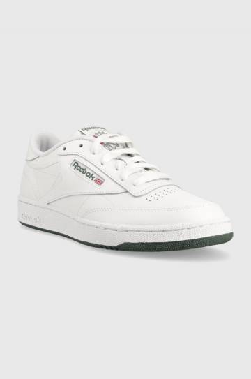 Кожаные кроссовки Reebok Classic CLUB C 85 цвет белый FZ6014.100039280-white Кожаные кроссовки Reebok Classic CLUB C 85 цвет белый FZ6014.100039280-white