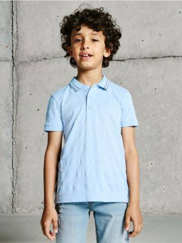 Сорочка поло - блакитний