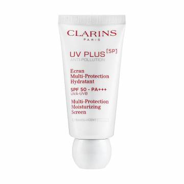 Увлажняющий защитный флюид-экран для лица Clarins UV Plus [5P] Ecran Multi-Protection Hydratant SPF 50, 30 мл