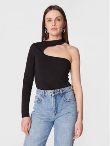 Sisley Блузка 3VAMW1006 Чорний Slim Fit Sisley Блузка 3VAMW1006 Чорний Slim Fit