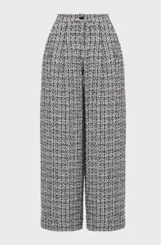 Женские твидовые брюки BOUCLE Разноцветный 42 Karl Lagerfeld 246W1002