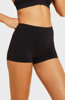 Женские черные трусики-шортики AMANDE Черный L Etam 6528255