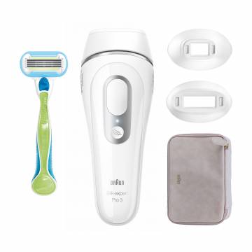 Фотоэпилятор Braun Silk Expert Pro 3 PL3132 + Бритва Gillette Venus Extra Smooth Фотоэпилятор Braun Silk Expert Pro 3 PL3132 + Бритва Gillette Venus Extra Smooth