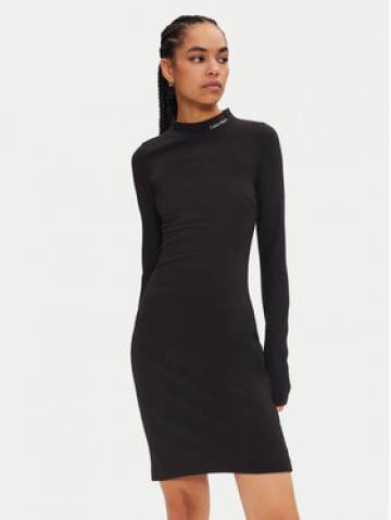 Calvin Klein Jeans Повсякденна сукня J20J225395 Чорний Slim Fit Calvin Klein Jeans Повсякденна сукня J20J225395 Чорний Slim Fit