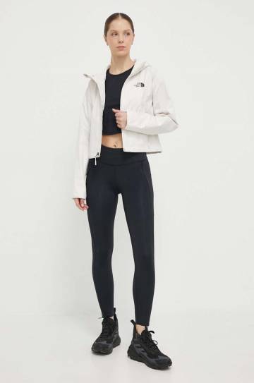 Куртка outdoor The North Face Cropped Quest цвет бежевый переходная NF0A55EPQLI1 Куртка outdoor The North Face Cropped Quest цвет бежевый переходная NF0A55EPQLI1