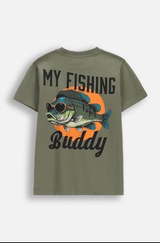 Детская хлопковая футболка Coccodrillo