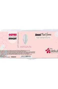Формы-типсы для наращивания ногтей Nails Molekula Professional Миндаль, 240 шт