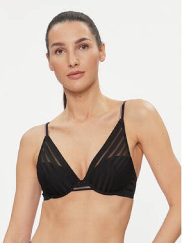 Tommy Hilfiger Бюстгальтер з підкладкою UW0UW04744 Чорний