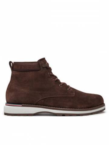 Tommy Hilfiger Черевики Corporate FM0FM05147 Коричневий