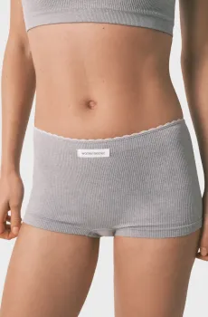 Женские серые трусики Серый M womensecret 5123002