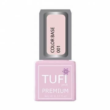 База для гель-лака Tufi profi Premium Color Base 001 Розовое облако, 8 мл База для гель-лака Tufi profi Premium Color Base 001 Розовое облако, 8 мл