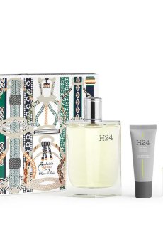 Парфюмированный набор мужской Hermes H24 (туалетная вода, 100 мл + крем для лица, 20 мл + туалетная вода, 5 мл)
