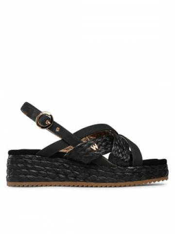 Wrangler Еспадрильї Kim Raffia WL31555A Чорний Wrangler Еспадрильї Kim Raffia WL31555A Чорний